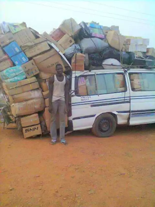 Another Overloaded Vehicle Impounds By FRSC